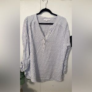 Women’s striped long sleeve top